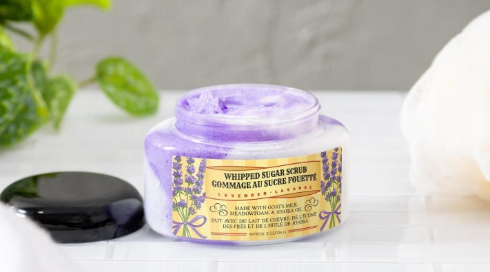 Whipped Sugar Scrub, Lavender, 8 oz.
