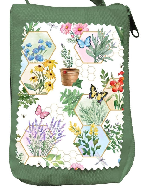 Cottage Garden Foldable Compact Tote, Gardening, 15.5