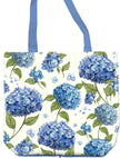 Foldable Compact Tote - Hydrangea, 15.5