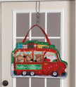 Christmas Bus Shaped Door Décor