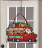 Christmas Bus Shaped Door Décor