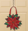 Poinsettia Door Decor