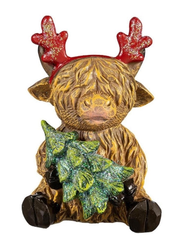 Holiday Highland Cow