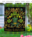 St Patrick's Day Garden Flag