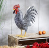 Metal Rooster Yard Decor