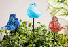 Bird Glass Plant Pick