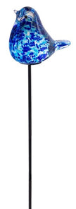 Bird Glass Plant Pick