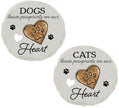 Memorial Garden Stone, Pawprints On Our Hearts