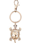 Bejeweled Turtle Keyring