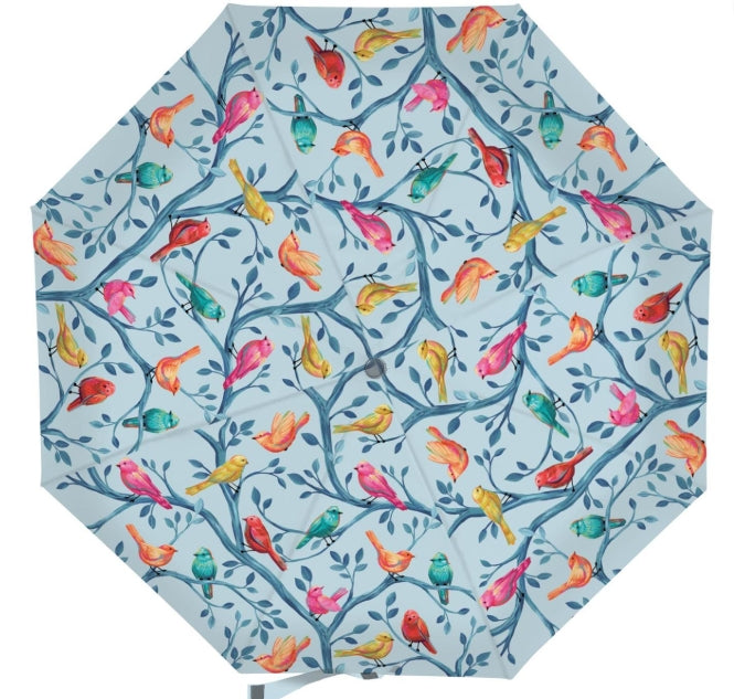 Birds Umbrella Compact with Sleeve
