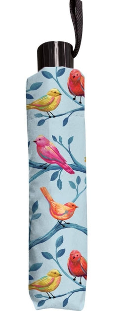 Birds Umbrella Compact with Sleeve
