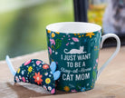Ceramic Flare Cup and Cat Toy, 12oz, Gift Box