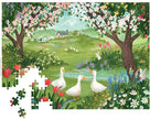 Bunny Blooms Drinkware Gift Set Ceramic Perfect Travel Cup and Puzzle