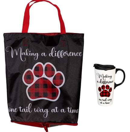 Making a Difference Ceramic Perfect Cup and Compact Tote Giftset