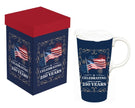 Red, White, & Blooms 250th Anniversary Travel Cup, 17oz, Gift Box