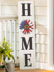 Porch Leaner, Red, White and Blue Sunflower 