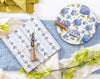 Wooden Cheese Board with Knife, Hydrangea,