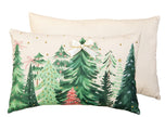 Christmas Trees Throw Pillow