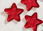 Plate Glass Star Shape, Red, 8
