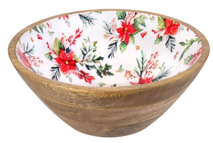 Mango Wood Christmas Bowl assortment