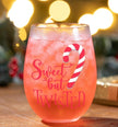 Christmas Stemless Wine glass 