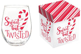 Christmas Stemless Wine glass 