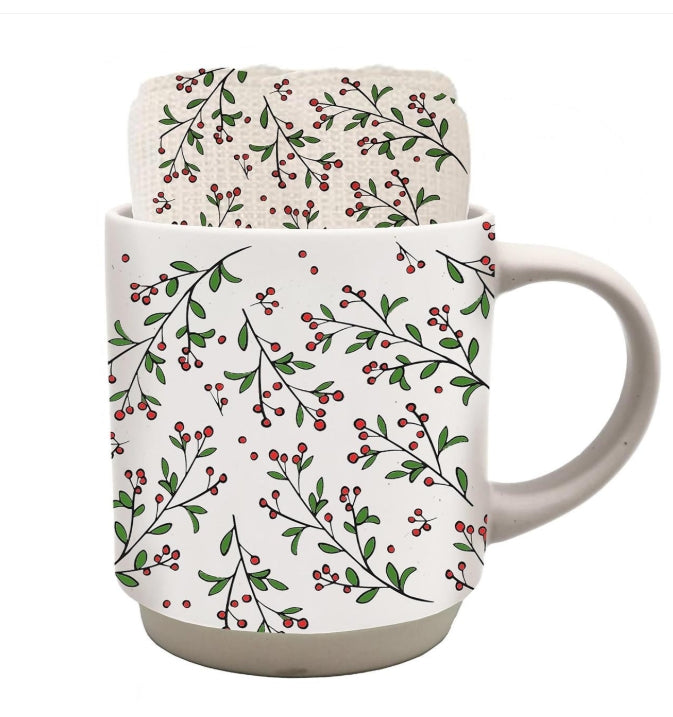Christmas Mug and Towel gift set