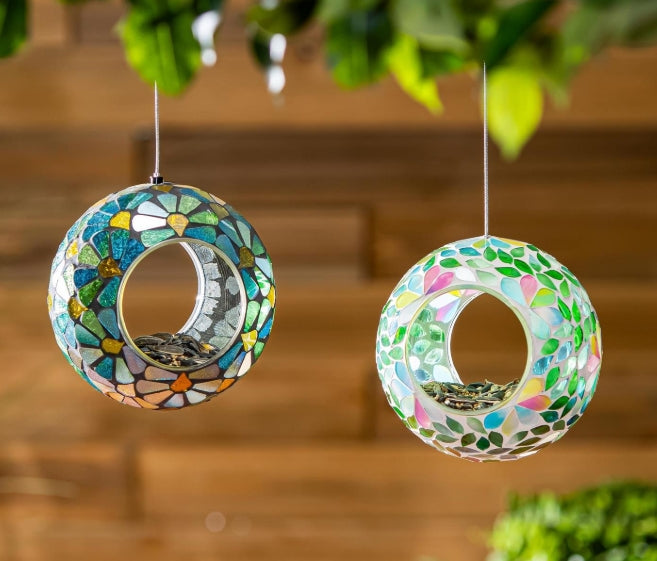Mosaic Circle Birdfeeder