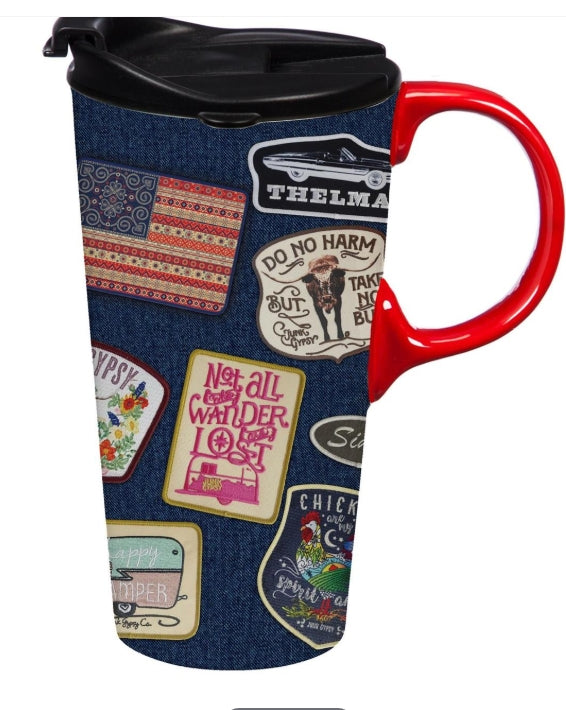 American Boho Travel Mug