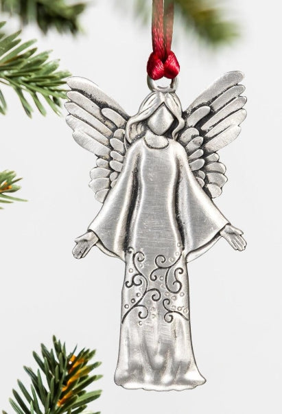 Solid Pewter Angel Ornament, 3