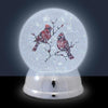 Cardinal Shimmer Snow Globe
