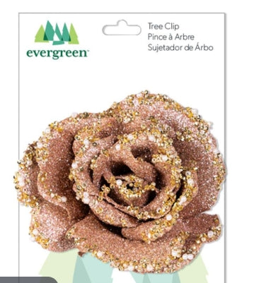 Bejeweled Floral Tree Clip