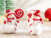 Sugar & Stripes Table Décor Resin Snowman