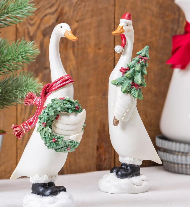 Christmas Goose table decor