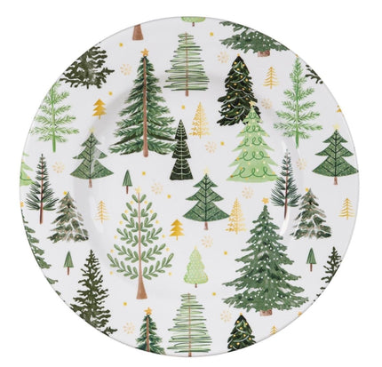 Christmas Melamine Salad Plate, 8.5