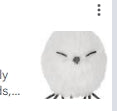 Owl clip on ornament