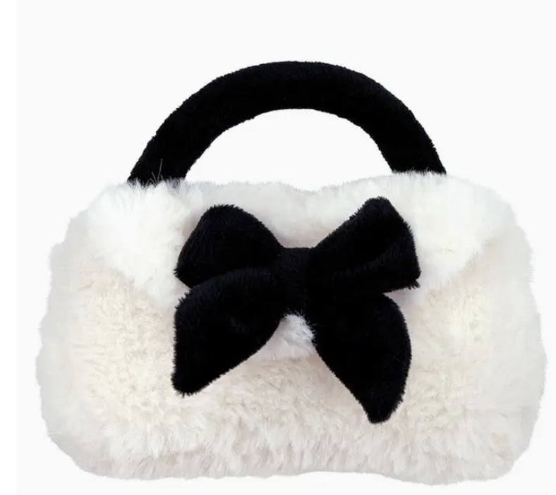 White Purse Rattle