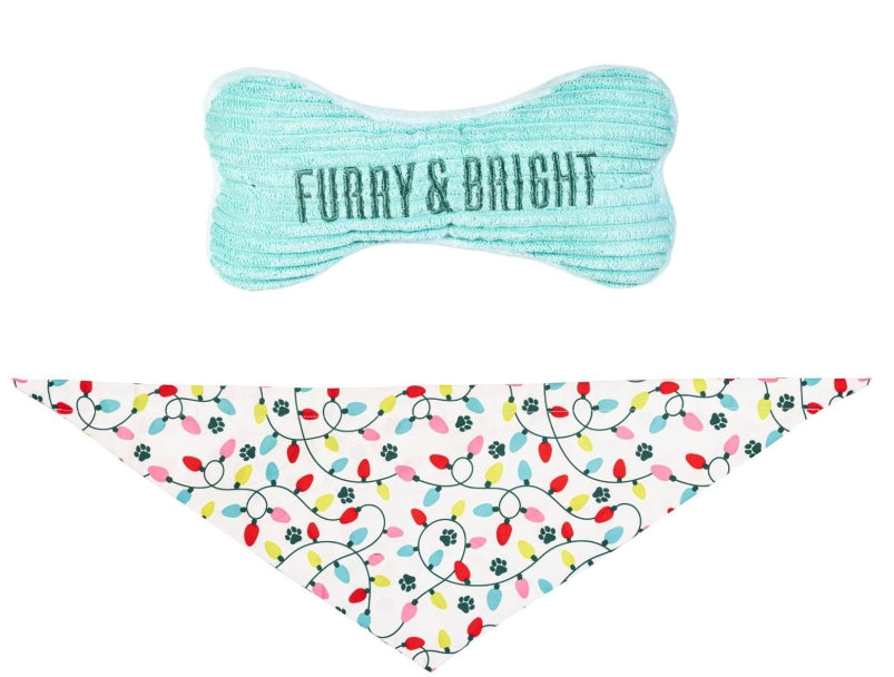 Furry & Bright Bandana Gift Set for dogs