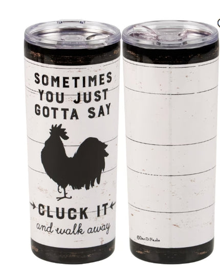 Farm themed comical travel mug
