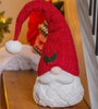 Santa Table Decor Fabric Gnome with Red Hat