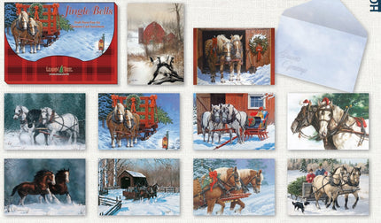 Jingle Bells card assortment
