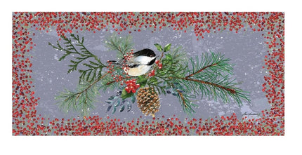Christmas Chickadee Sassafras Switch Mat