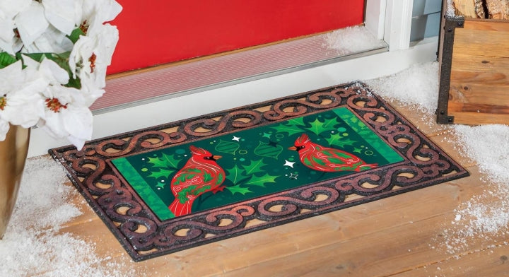 Christmas Cardinal Sassafras Switch Mat
