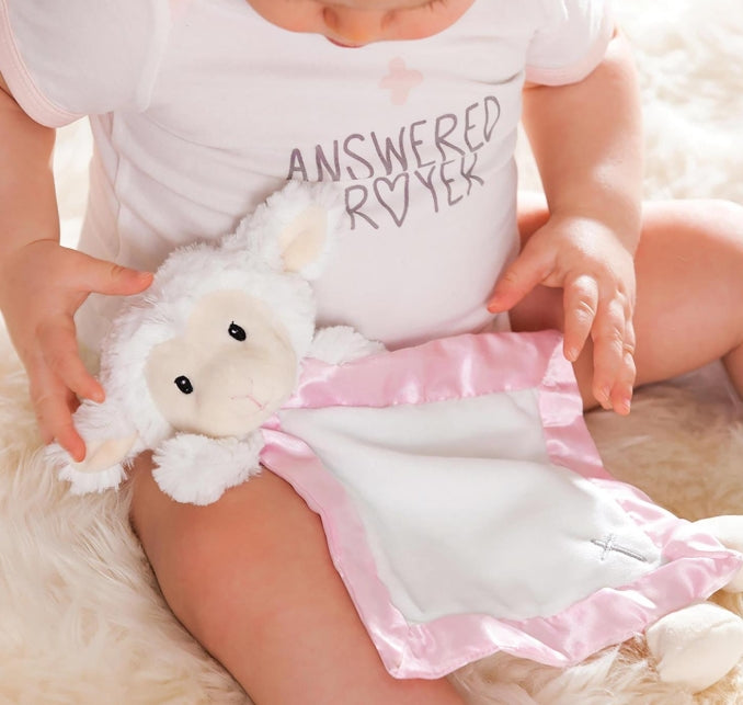 Plush Toy Snuggle Buddy My Little Lamb, Pink