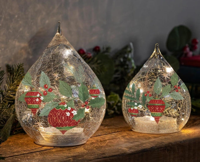 Tear Drop Shaped LED Tabletop Decor