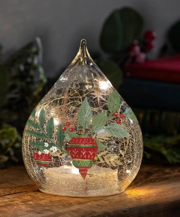 Tear Drop Shaped LED Tabletop Decor