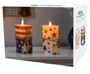 Red White and Blue LED candle set