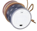Red White and Blue LED candle set