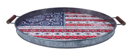 Large Tin Boho Patriotic Tray