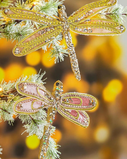 Dragonfly Fabric Tree Clip, 9